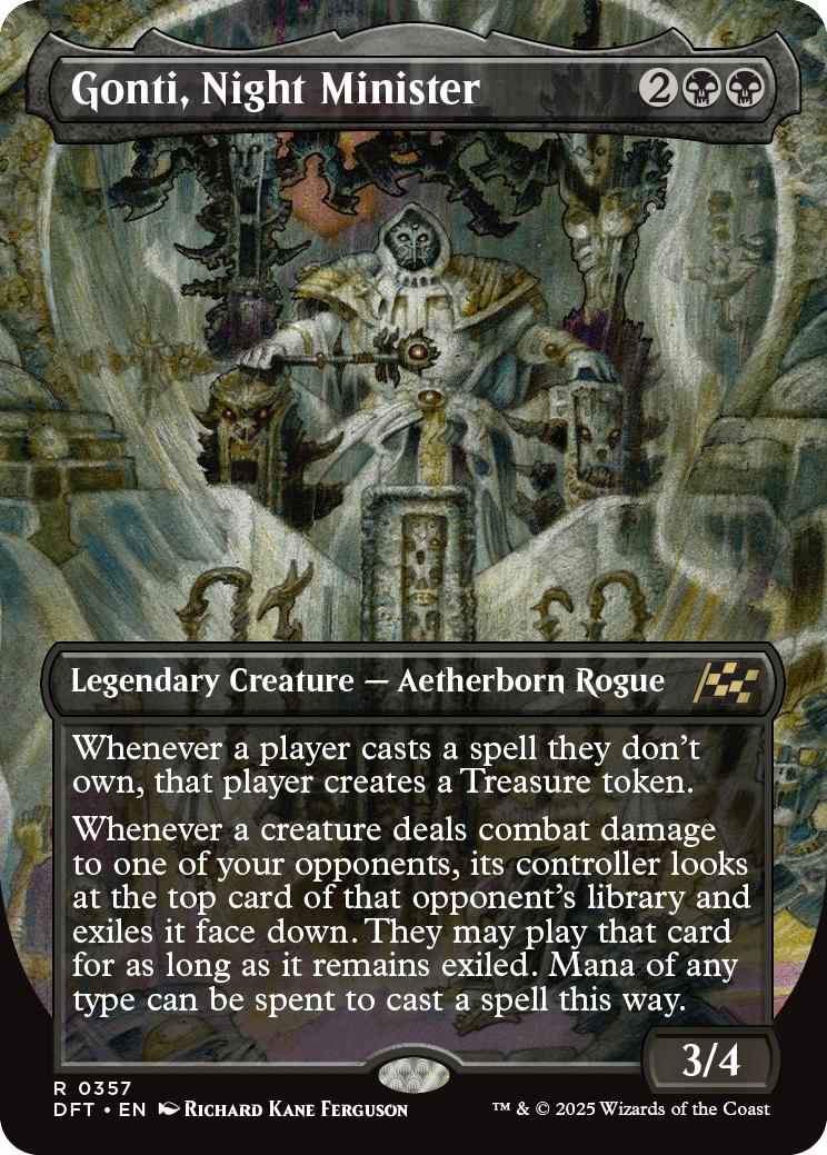 Gonti, Night Minister [357] [Borderless] [Aetherdrift] [Non-Foil]
