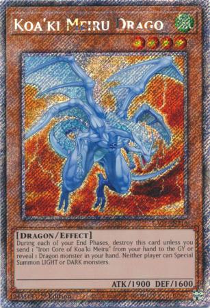 Koa'ki Meiru Drago - RA03-EN218 - Platinum Secret Rare - 1st Edition