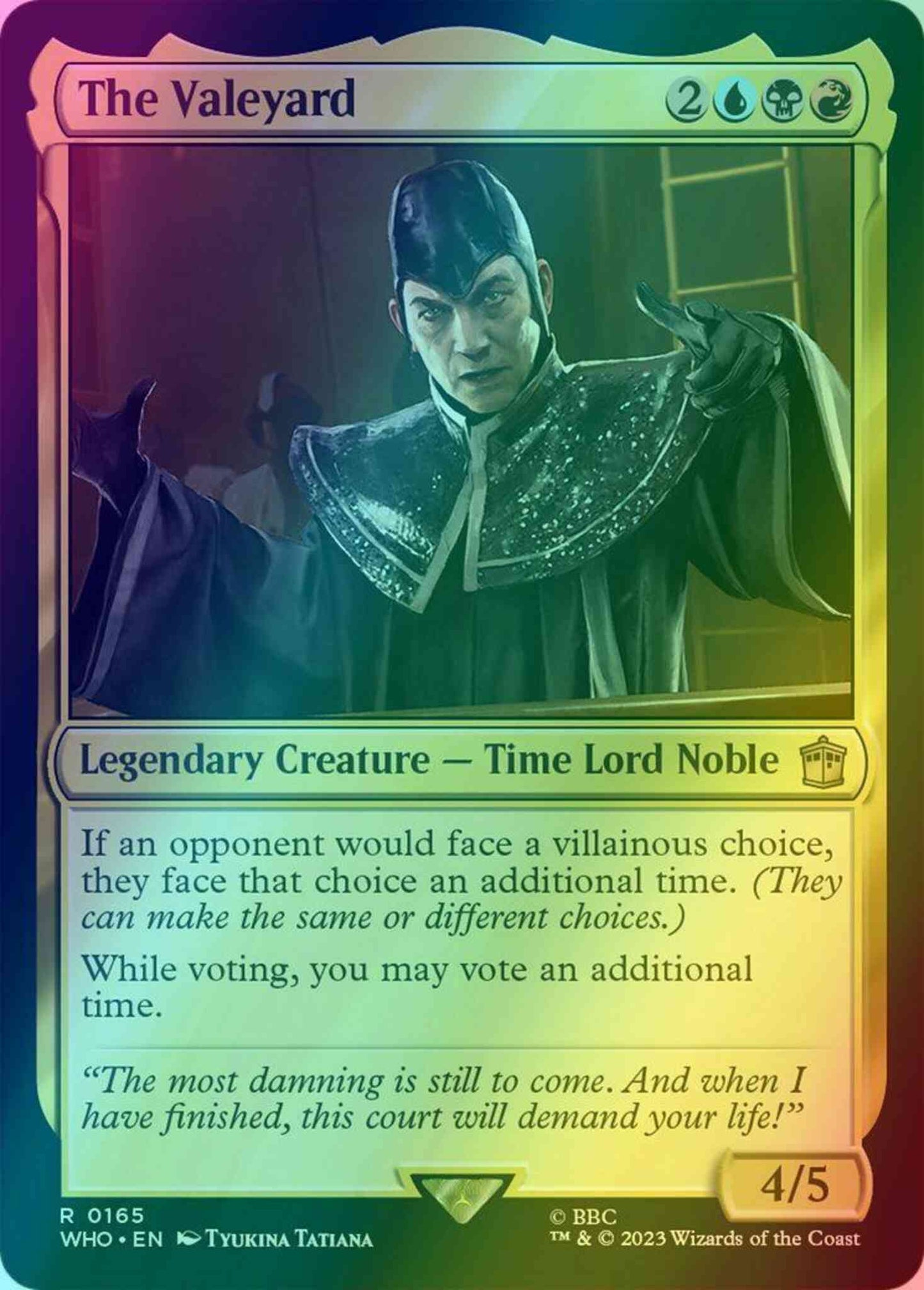 The Valeyard [165] [Universes Beyond: Doctor Who] [Foil]