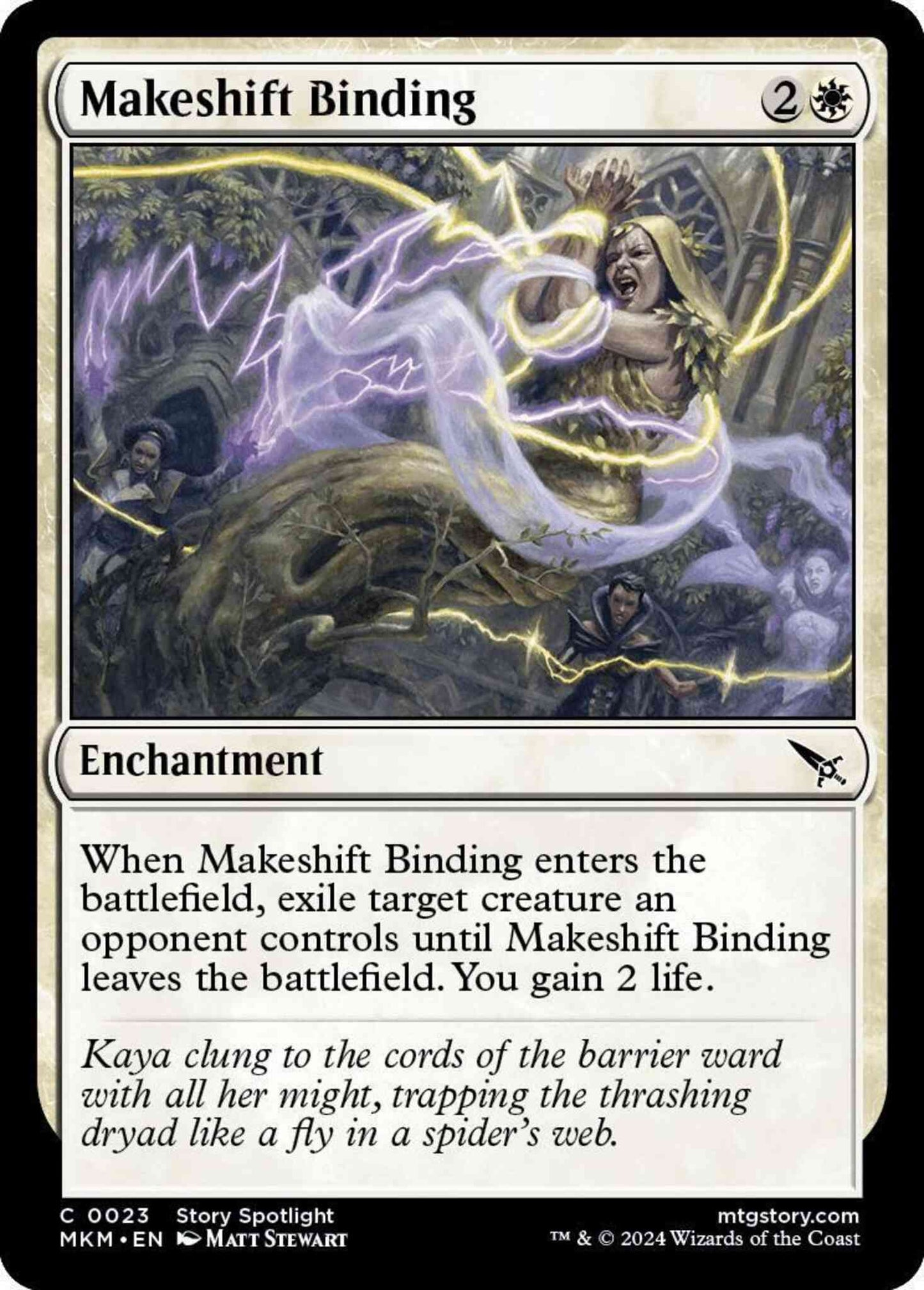 Makeshift Binding [23] [Murders at Karlov Manor] [Non-Foil]