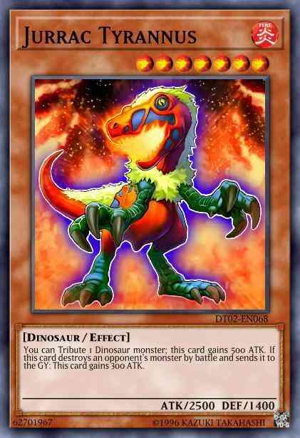Jurrac Tyrannus - DT02-EN068 - Duel Terminal Super Parallel Rare - Duel Terminal