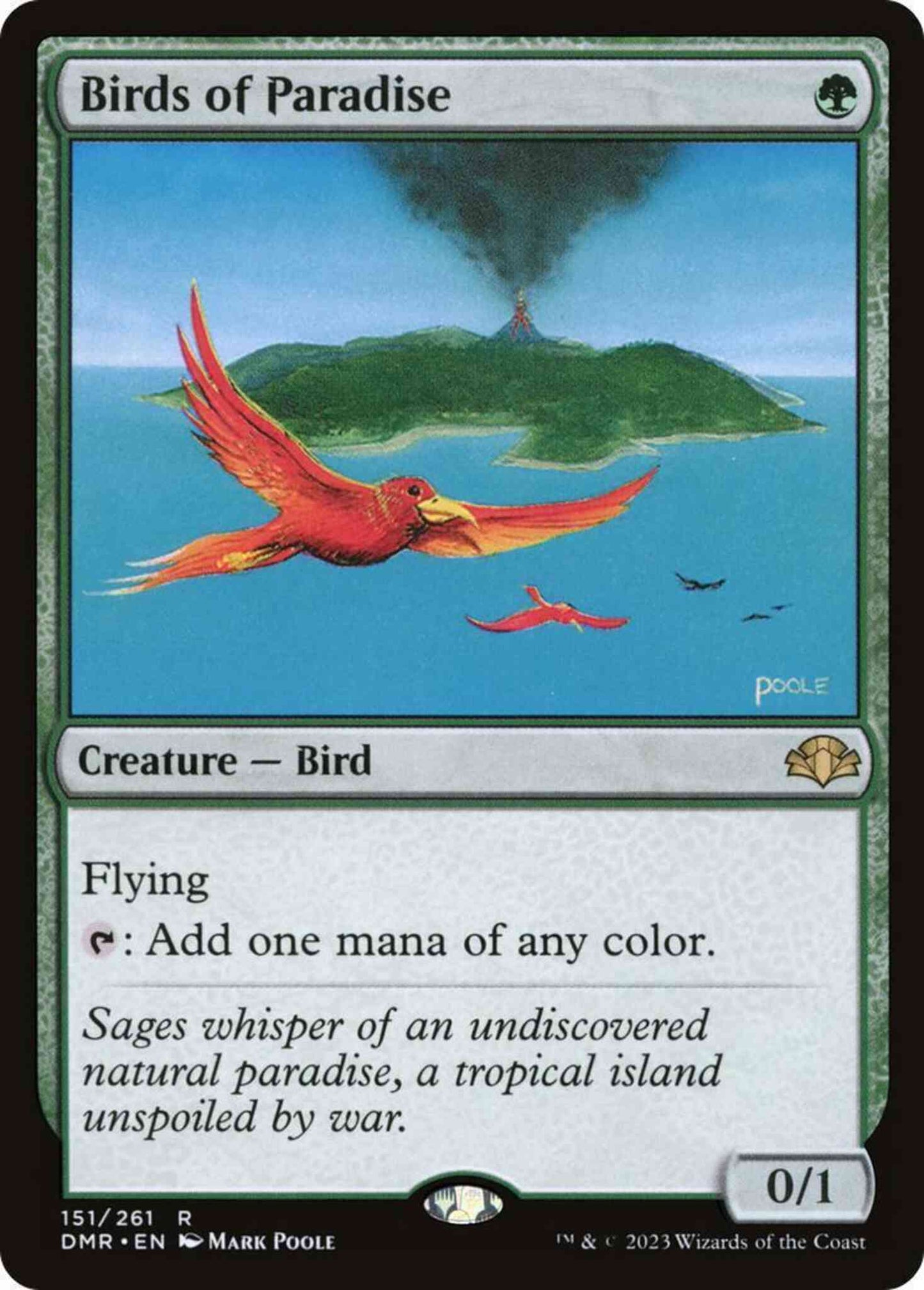 Birds of Paradise [151] [Dominaria Remastered] [Non-Foil]
