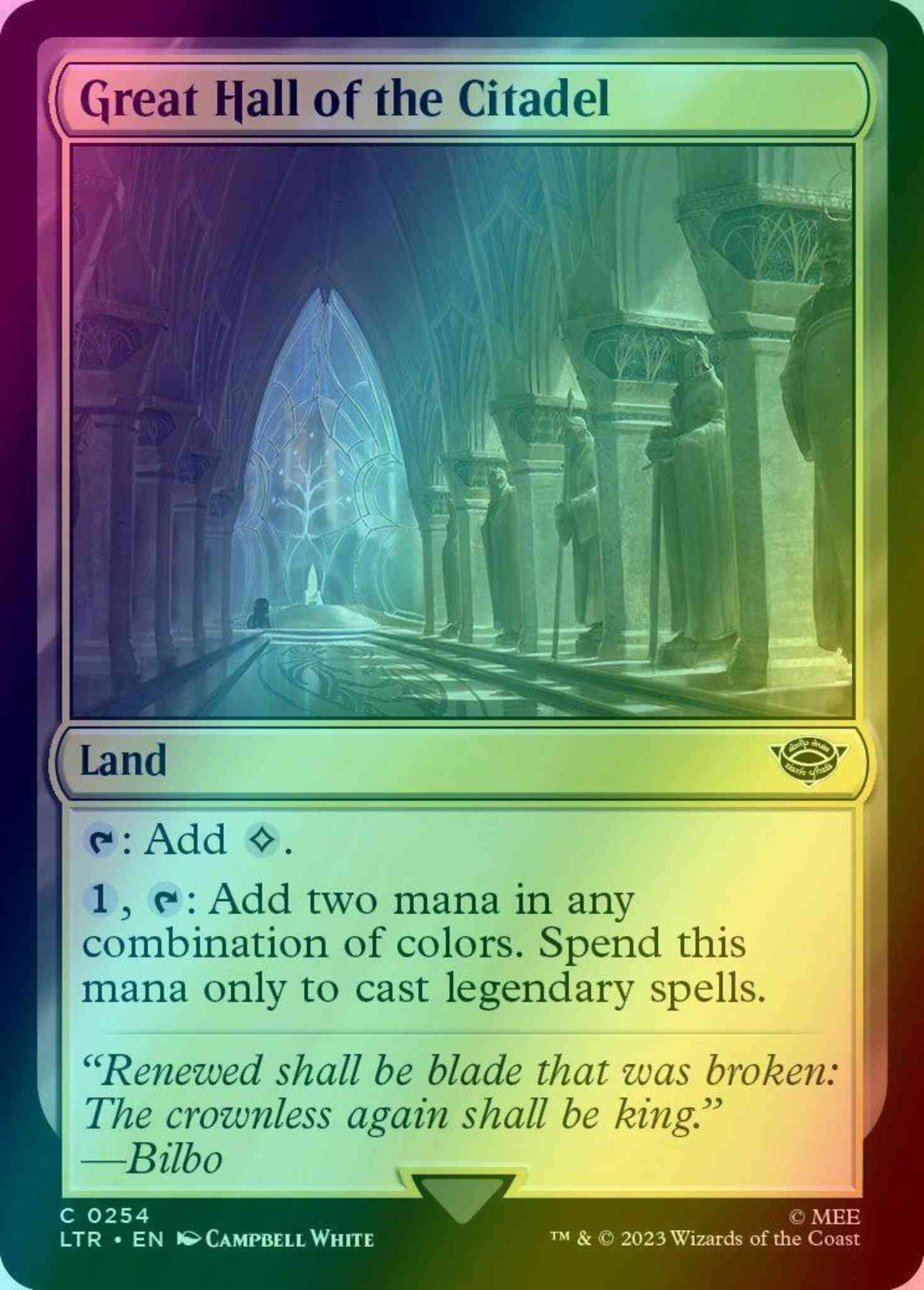 Great Hall of the Citadel [254] [The Lord of the Rings: Tales of Middle-earth] [Foil]