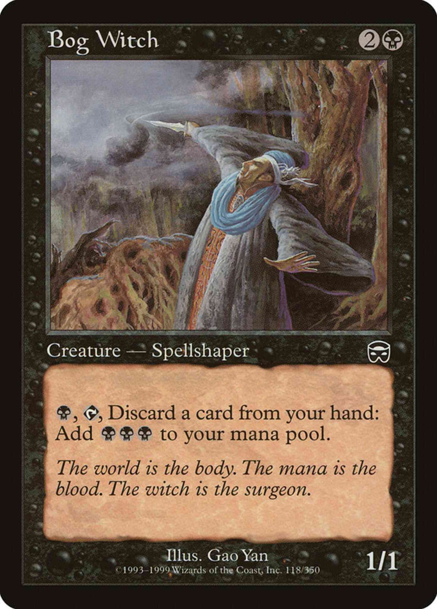 Bog Witch [118] [Mercadian Masques] [Non-Foil]