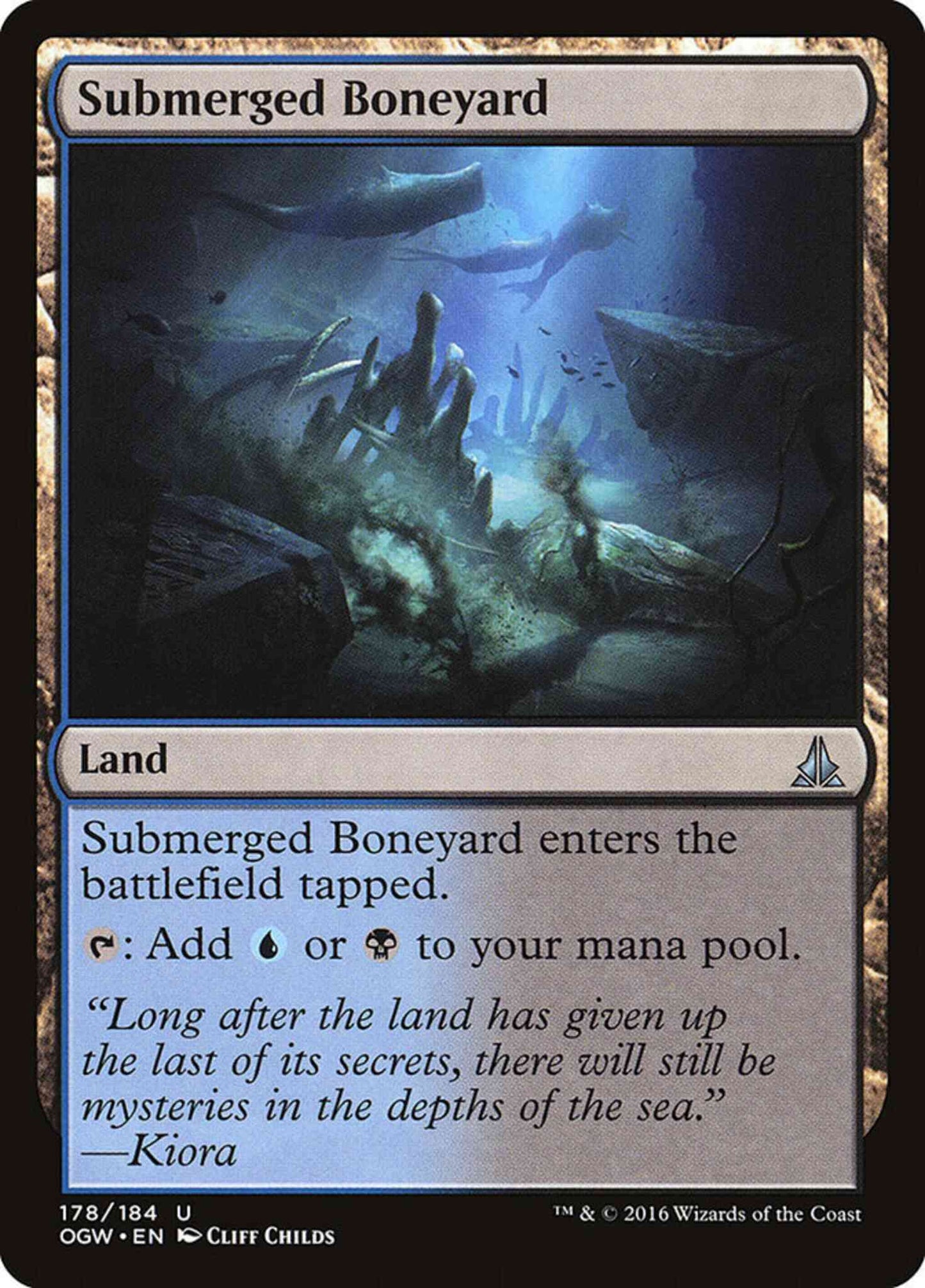 Submerged Boneyard [178] [Oath of the Gatewatch] [Non-Foil]