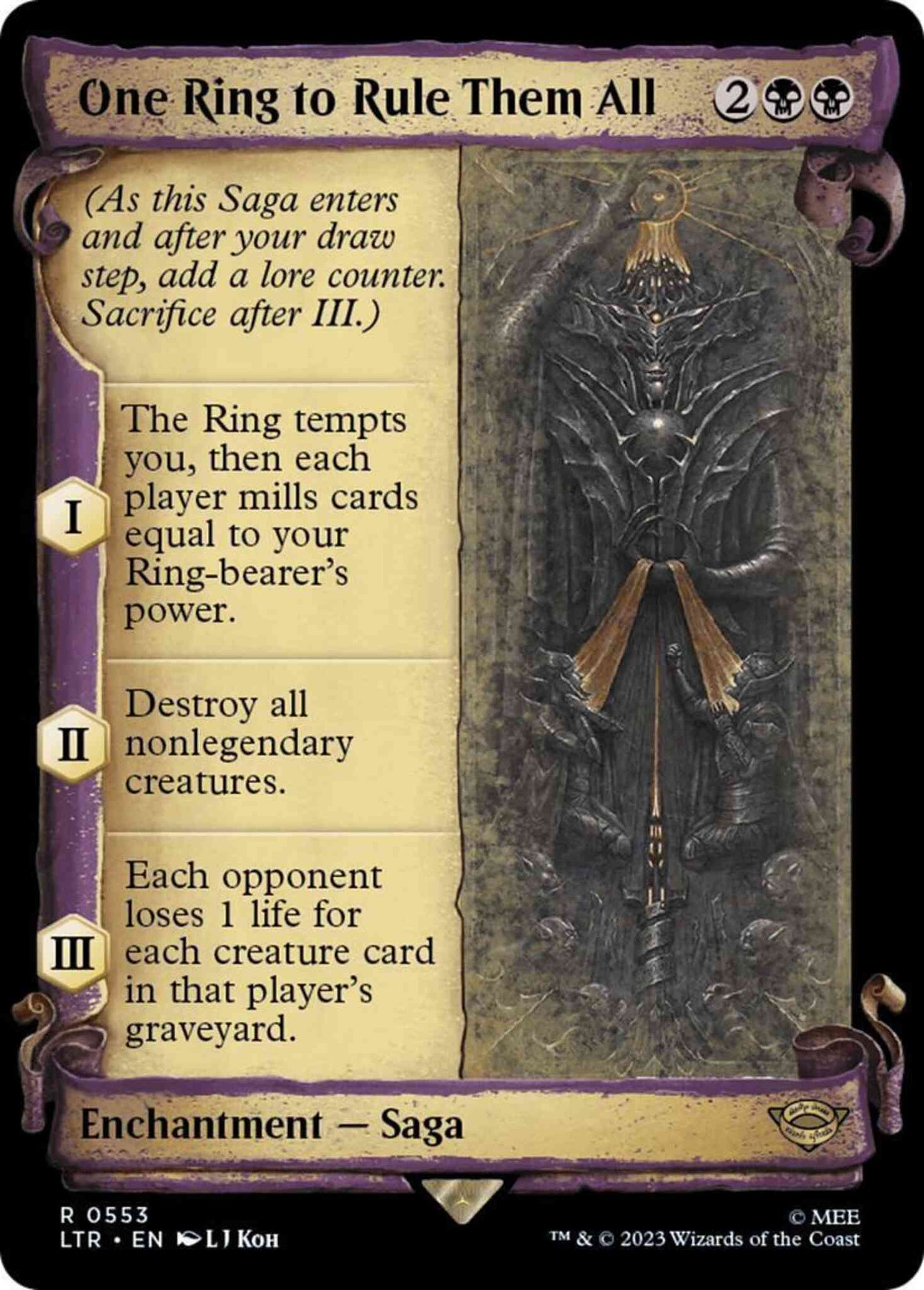 One Ring to Rule Them All [553] [Scrolls Showcase] [The Lord of the Rings: Tales of Middle-earth] [Non-Foil]