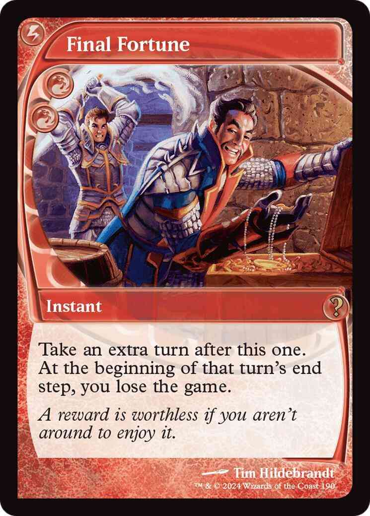 Final Fortune [190] [Future Frame] [Mystery Booster 2] [Non-Foil]