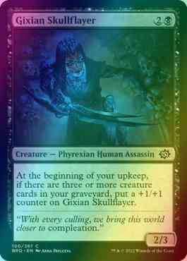 Gixian Skullflayer [100] [The Brothers' War] [Foil]