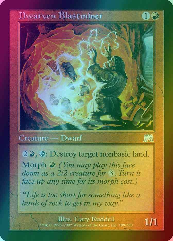 Dwarven Blastminer [199] [Onslaught] [Foil]