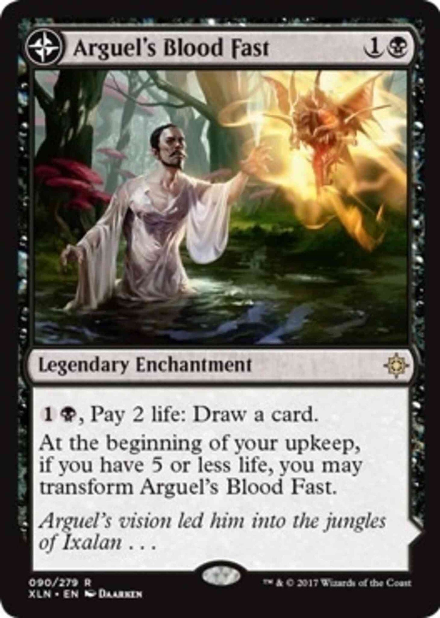 Arguel's Blood Fast // Temple of Aclazotz [90] [Ixalan] [Non-Foil]