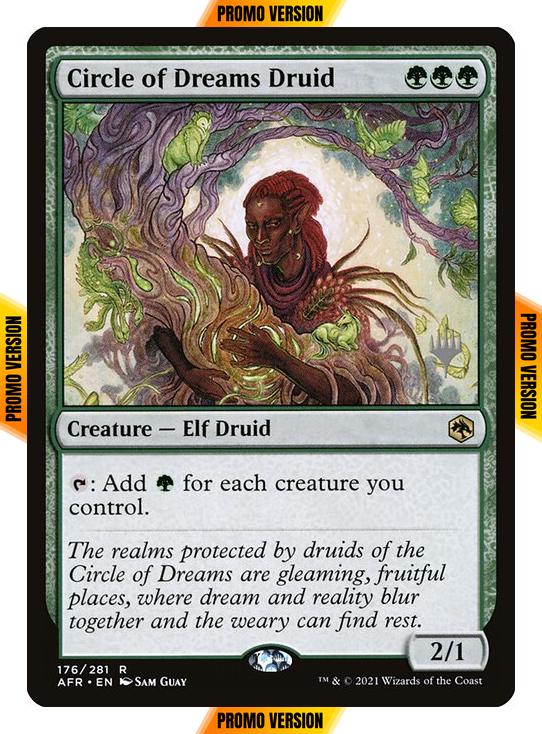 Circle of Dreams Druid [Promo Pack] [176p] [Adventures in the Forgotten Realms Promos] [Non-Foil]