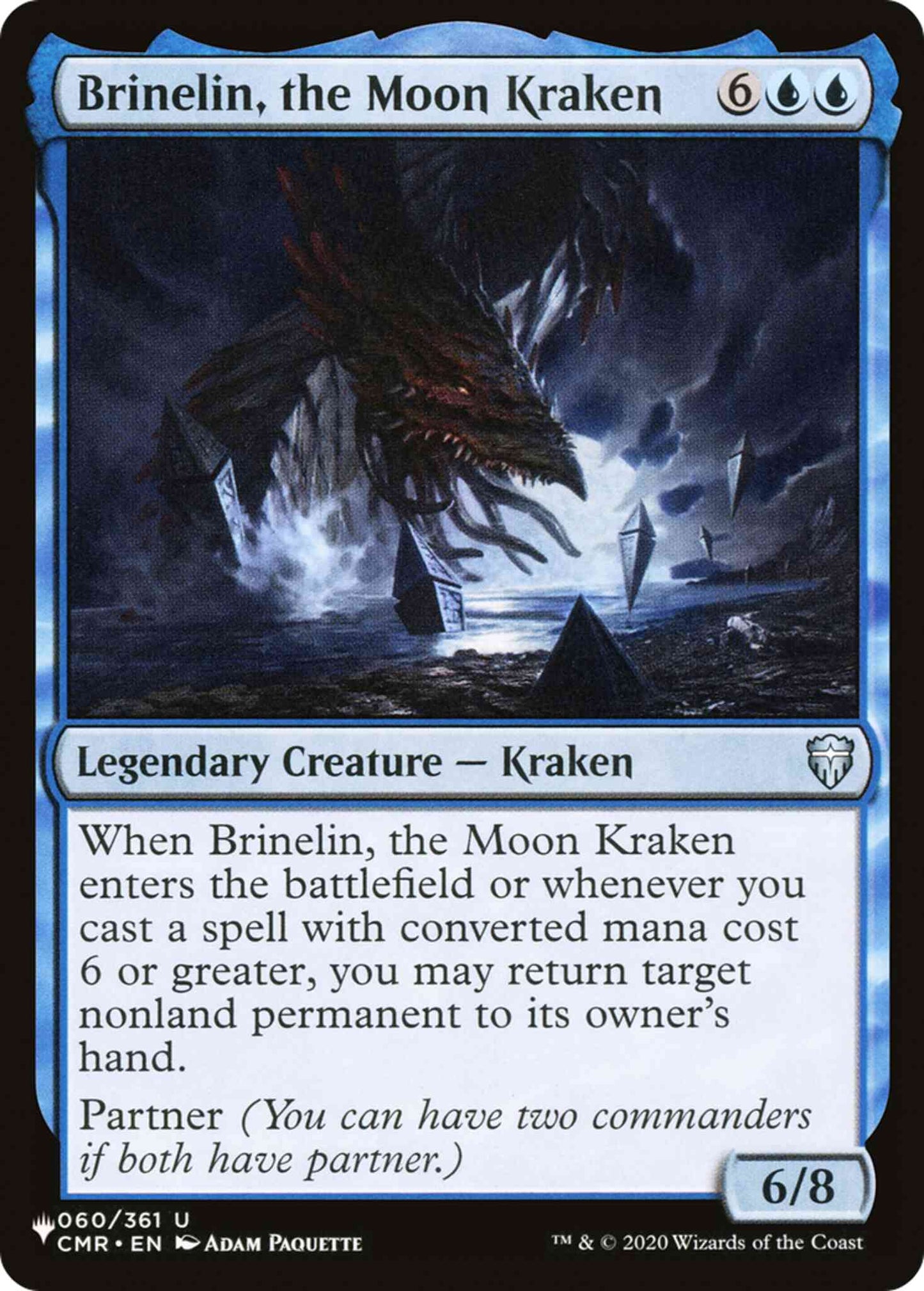 Brinelin, the Moon Kraken [CMR-60] [The List] [Non-Foil]