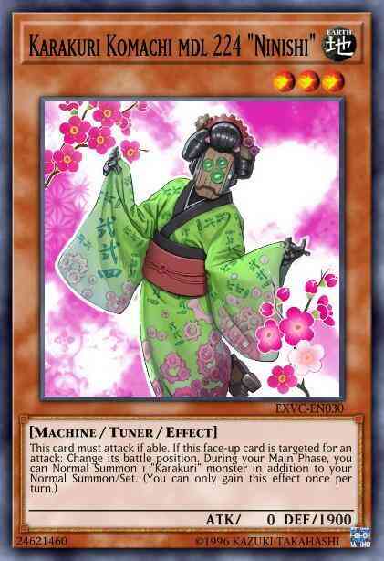 Karakuri Komachi mdl 224 "Ninishi" - EXVC-EN030 - Common - 1st Edition