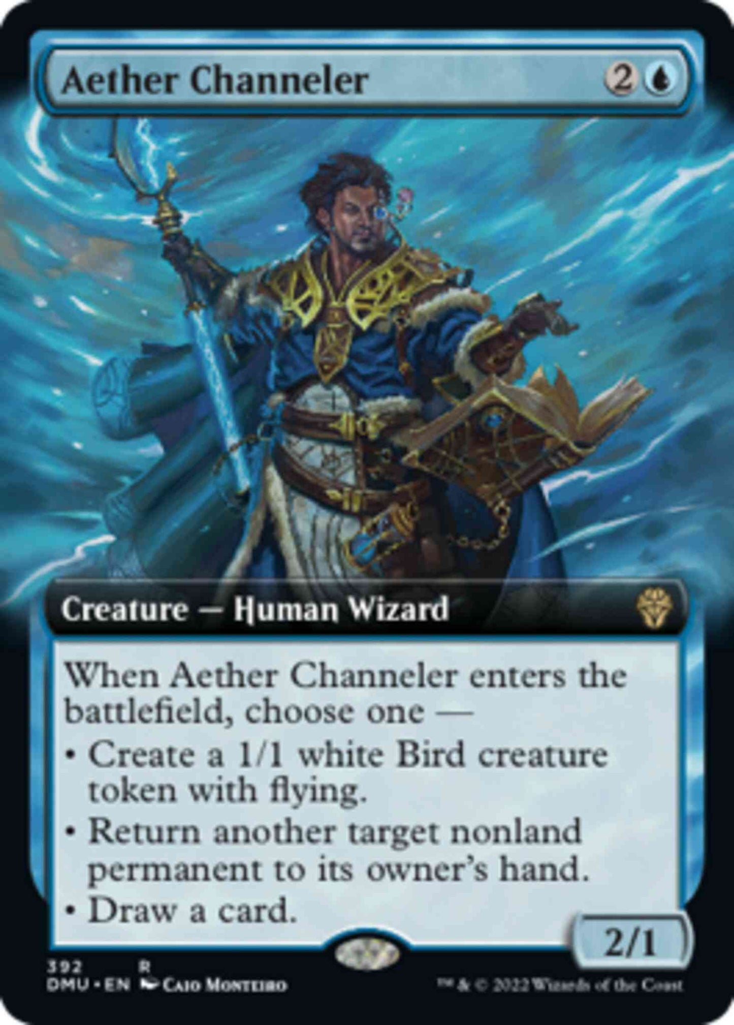 Aether Channeler [392] [Extended Art] [Dominaria United] [Non-Foil]