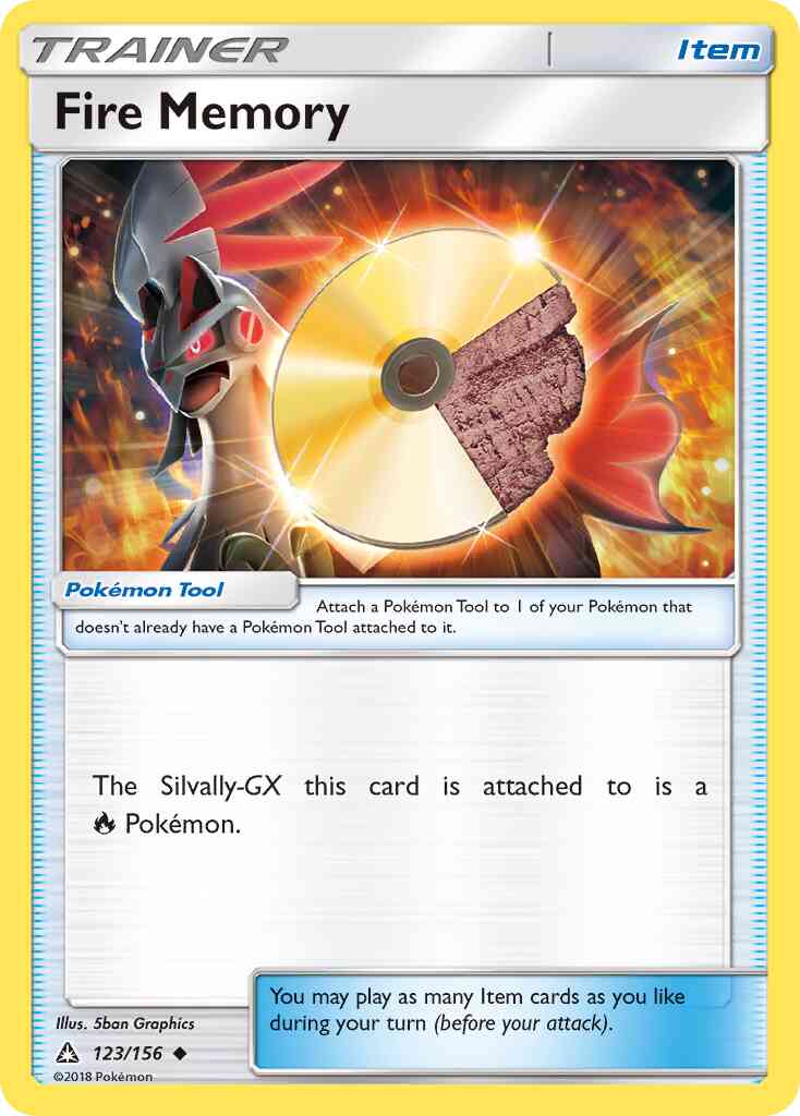 Fire Memory - 123/156 - Uncommon [sm5-123] [Reverse Holo]