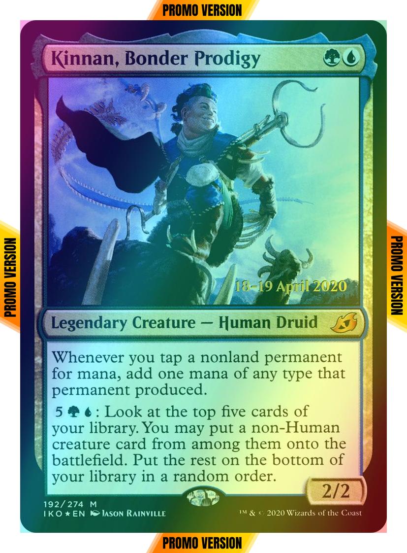 Kinnan, Bonder Prodigy [Prerelease] [192s] [Ikoria: Lair of Behemoths Promos] [Foil]