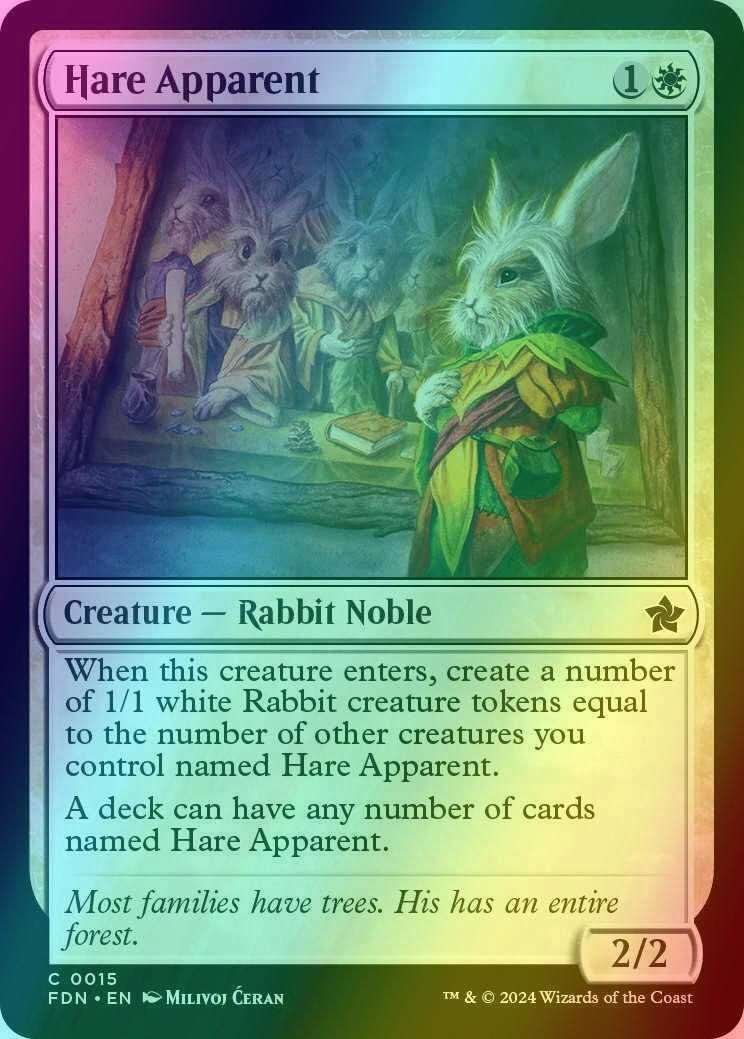 Hare Apparent [15] [Foundations] [Foil]