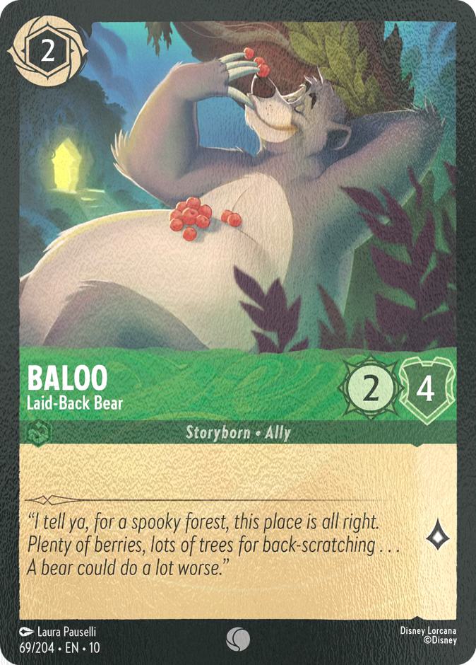 Baloo - Laid-Back Bear - 69/204 [Whispers in the Well] [Cold Foil]