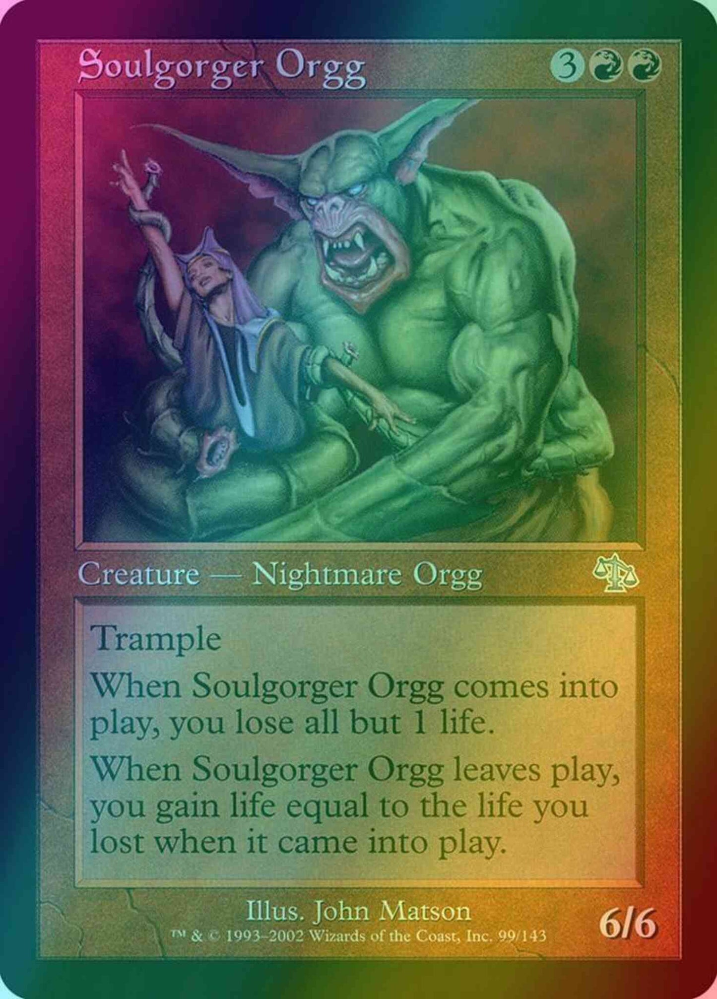 Soulgorger Orgg [99] [Judgment] [Foil]