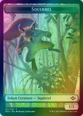 Squirrel Token (11) // Zombie Token (06) [Modern Horizons 2 Tokens] [Foil]