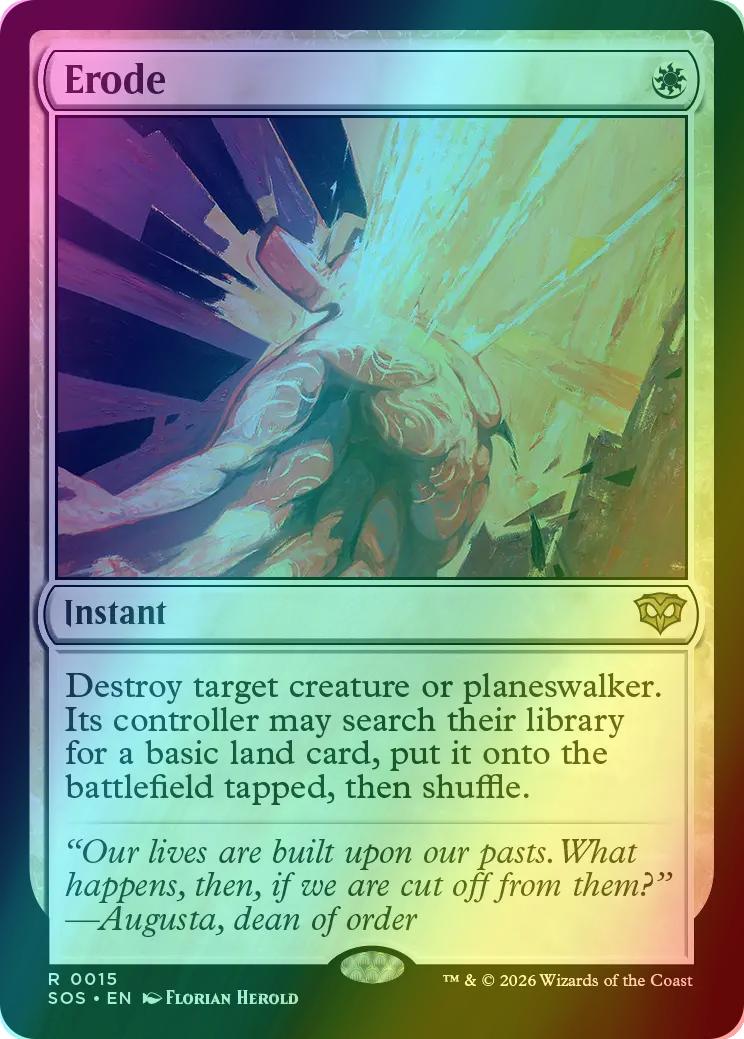 Erode [15] [Secrets of Strixhaven] [Foil]