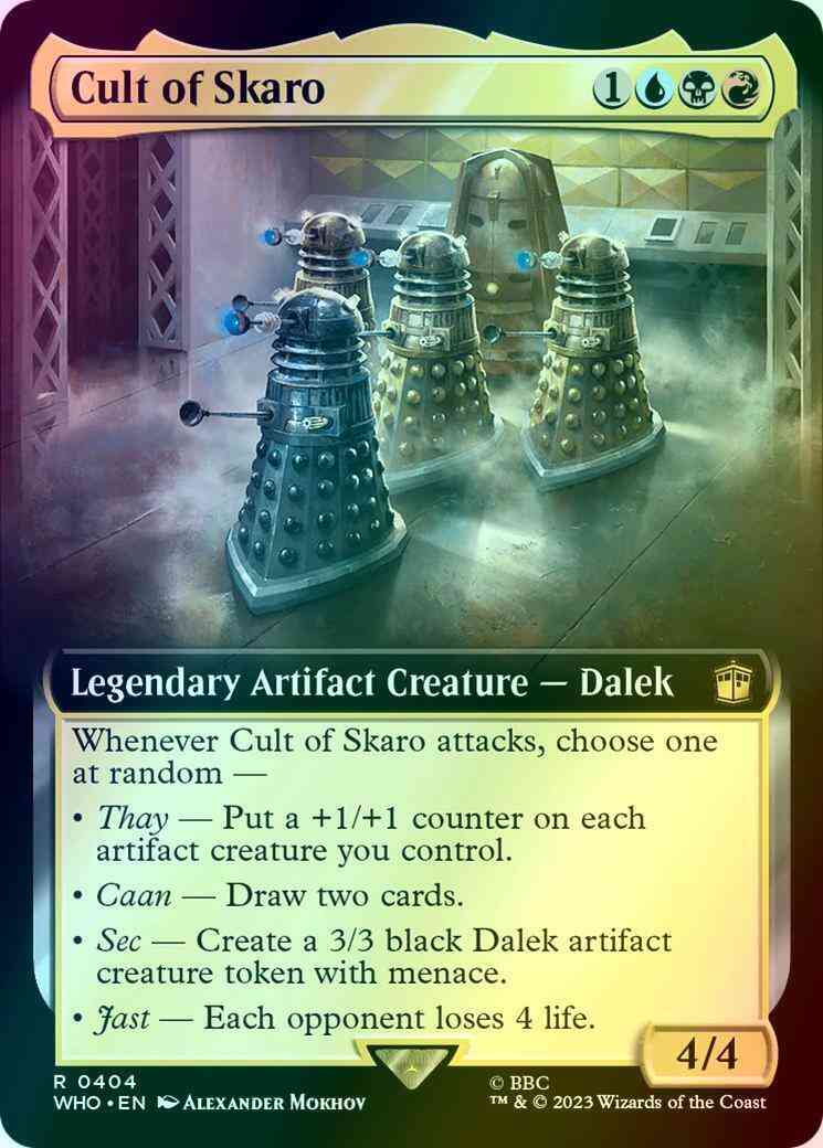 Cult of Skaro [404] [Extended Art] [Universes Beyond: Doctor Who] [Foil]