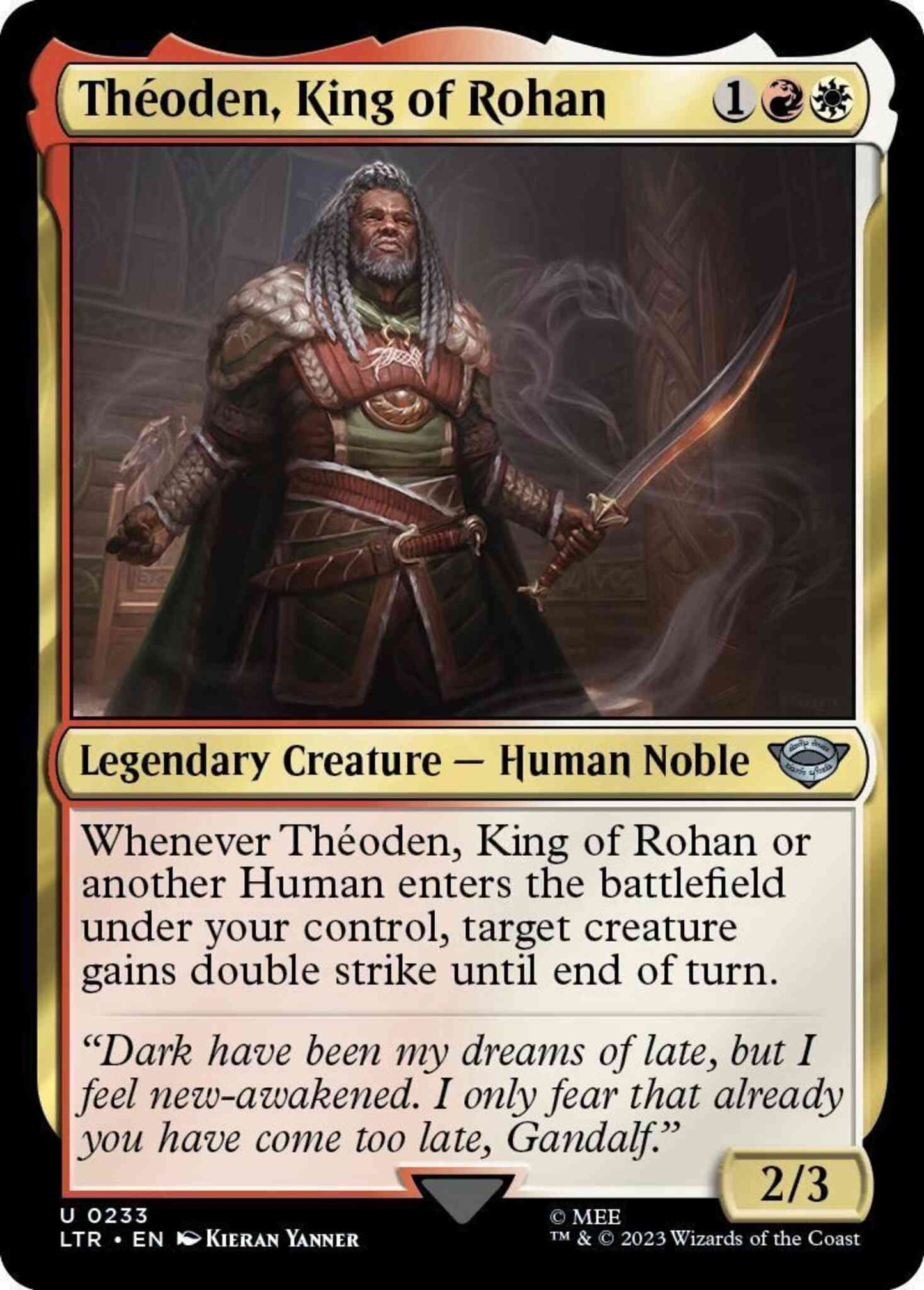 Théoden, King of Rohan [233] [The Lord of the Rings: Tales of Middle-earth] [Non-Foil]