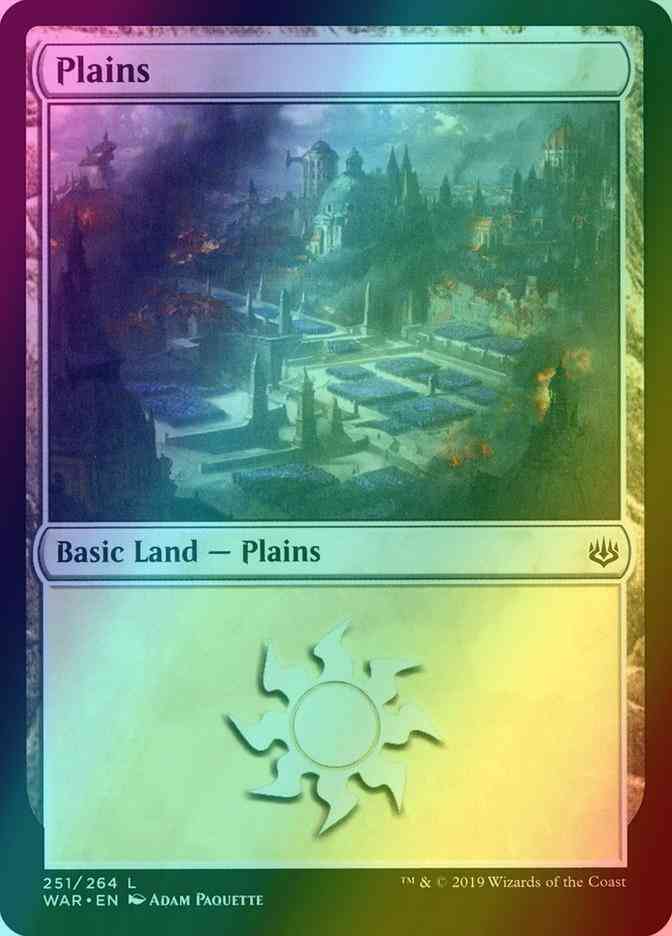 Plains [251] [War of the Spark] [Foil]