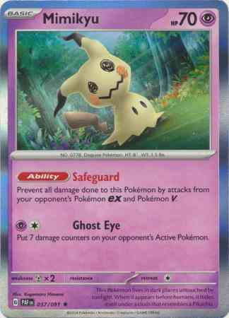 Mimikyu - 037/091 - Rare [sv045-037] [Holo]