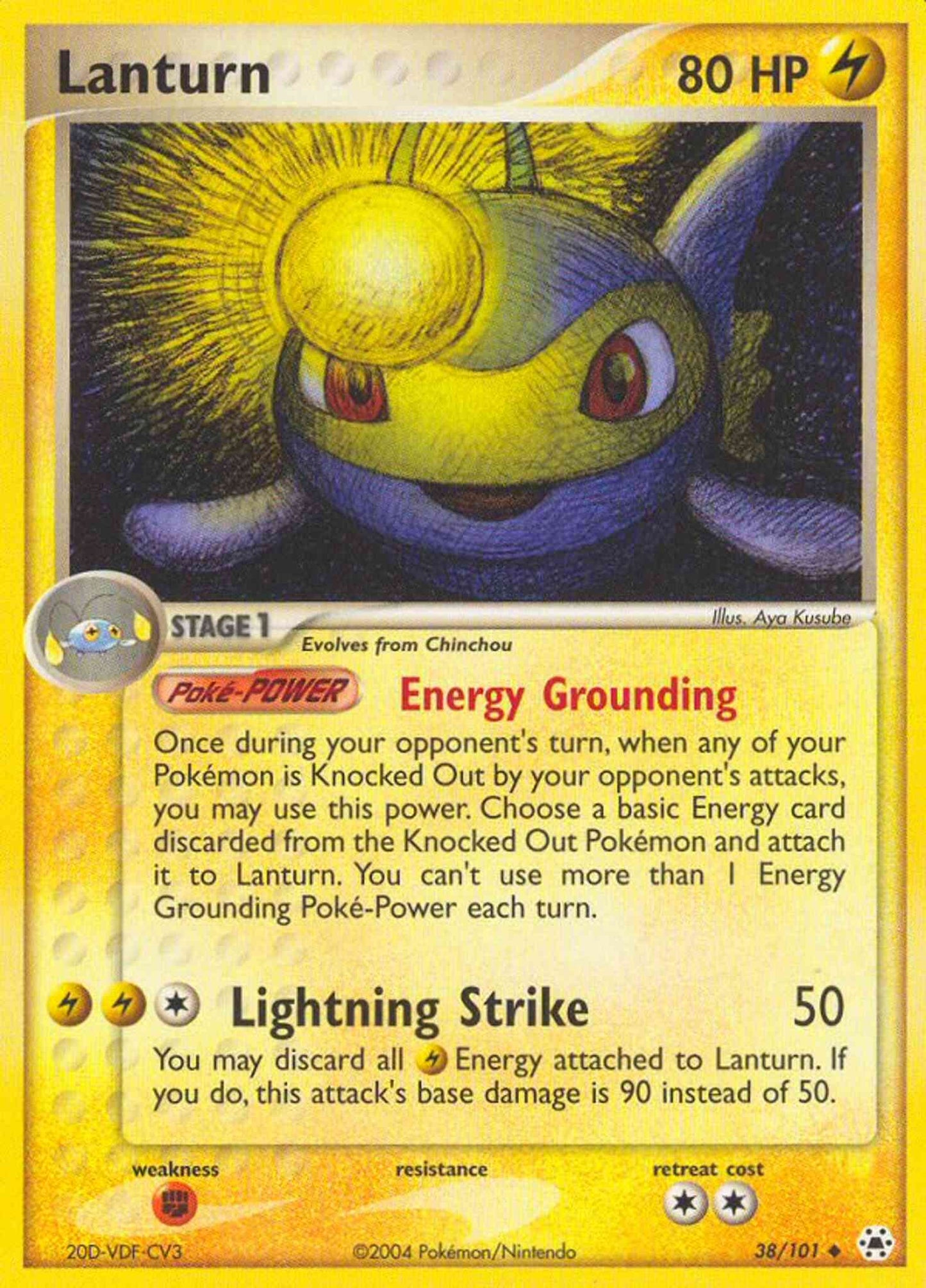 Lanturn - 38/101 - Uncommon [ex5-38] [Reverse Holo]