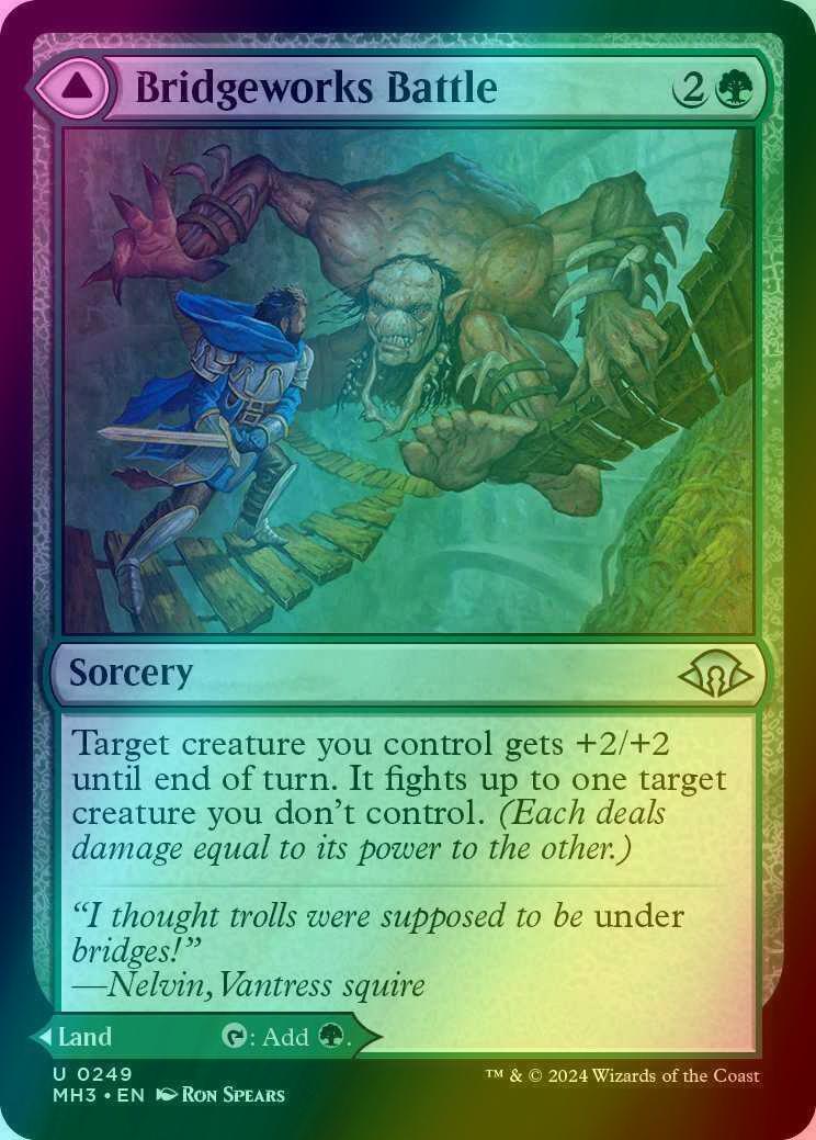 Bridgeworks Battle // Tanglespan Bridgeworks [249] [Modern Horizons 3] [Foil]