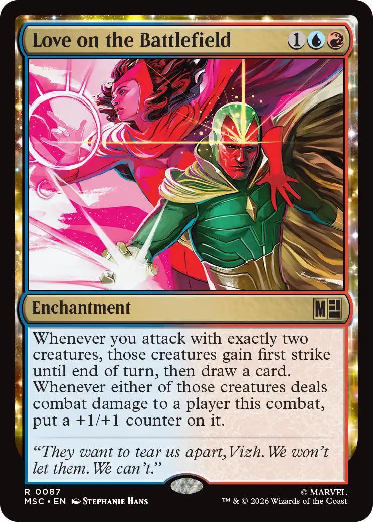 Love on the Battlefield [87] [Marvel Super Heroes: Commander] [Non-Foil]