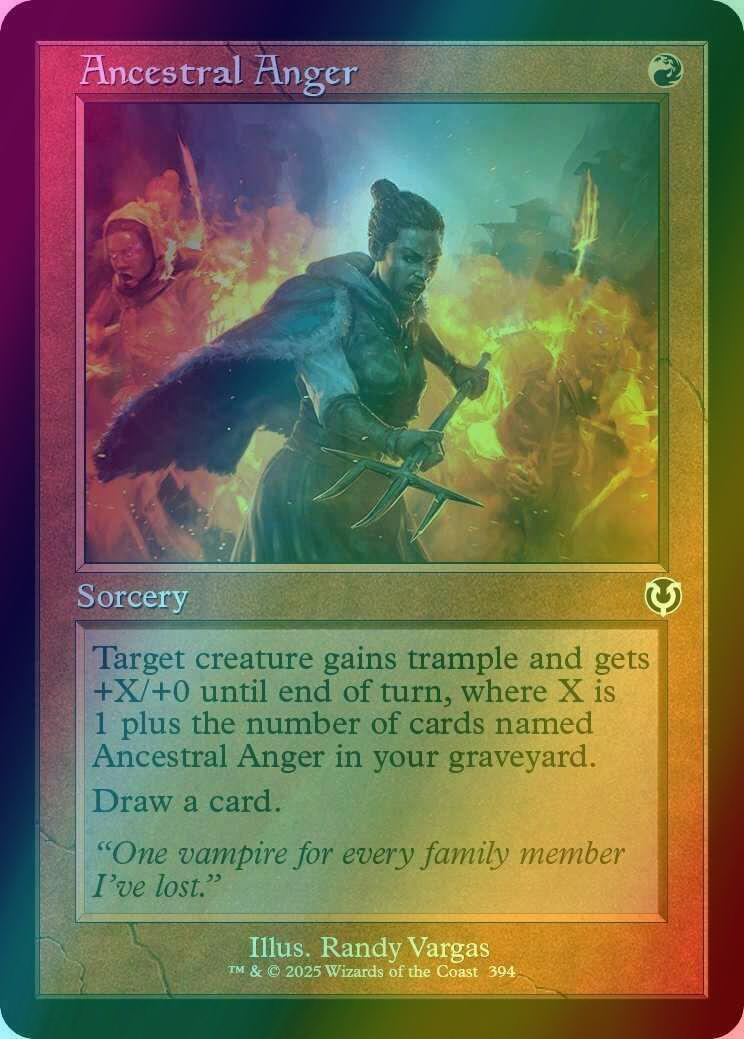 Ancestral Anger [394] [Retro Frame] [Innistrad Remastered] [Foil]