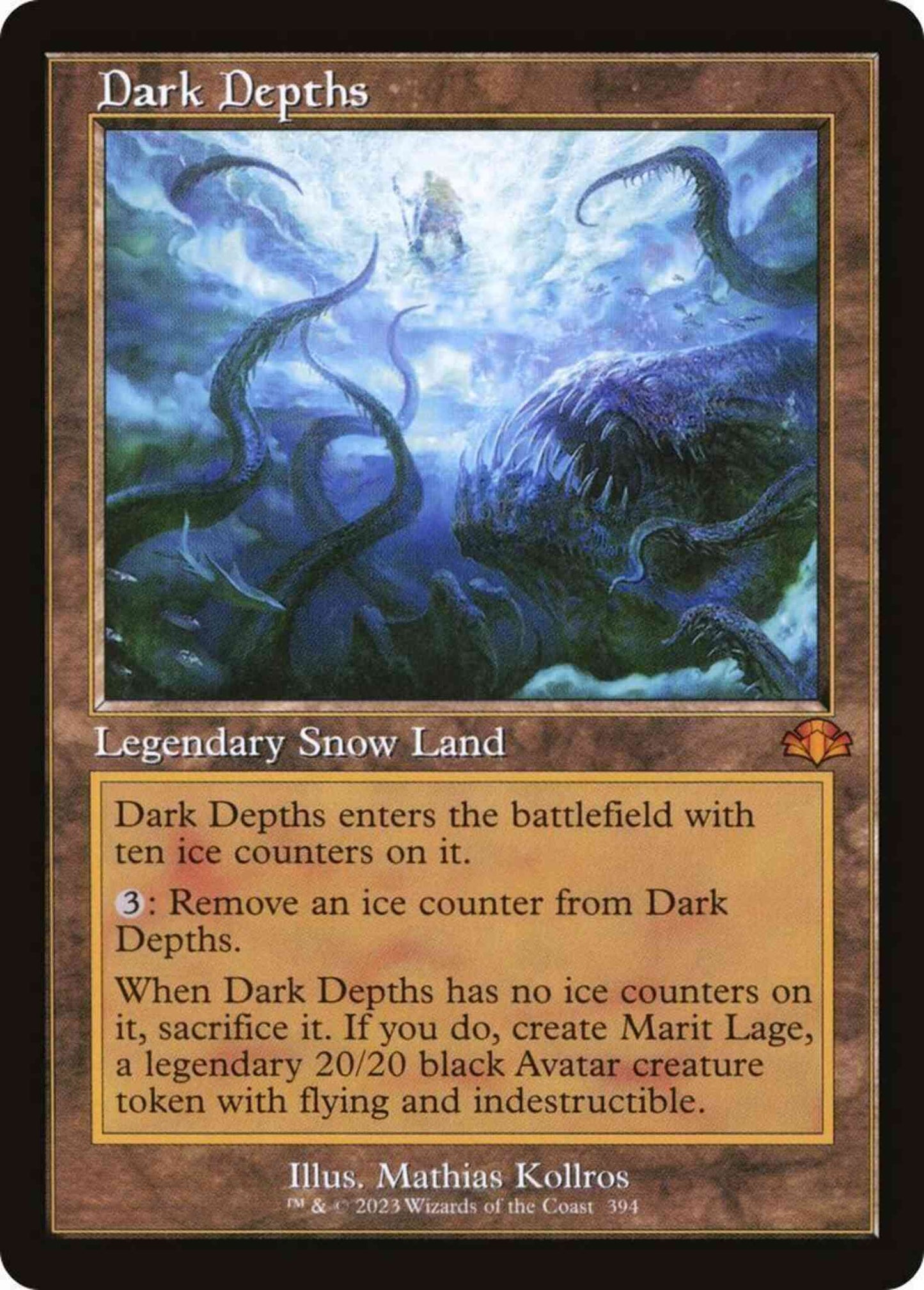 Dark Depths [394] [Retro Frame] [Dominaria Remastered] [Non-Foil]