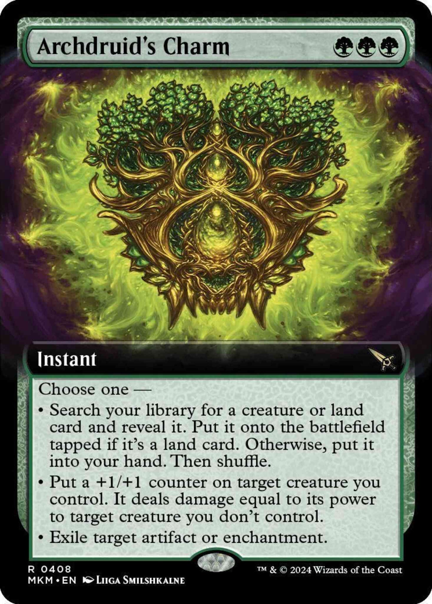 Archdruid's Charm [408] [Extended Art] [Murders at Karlov Manor] [Non-Foil]