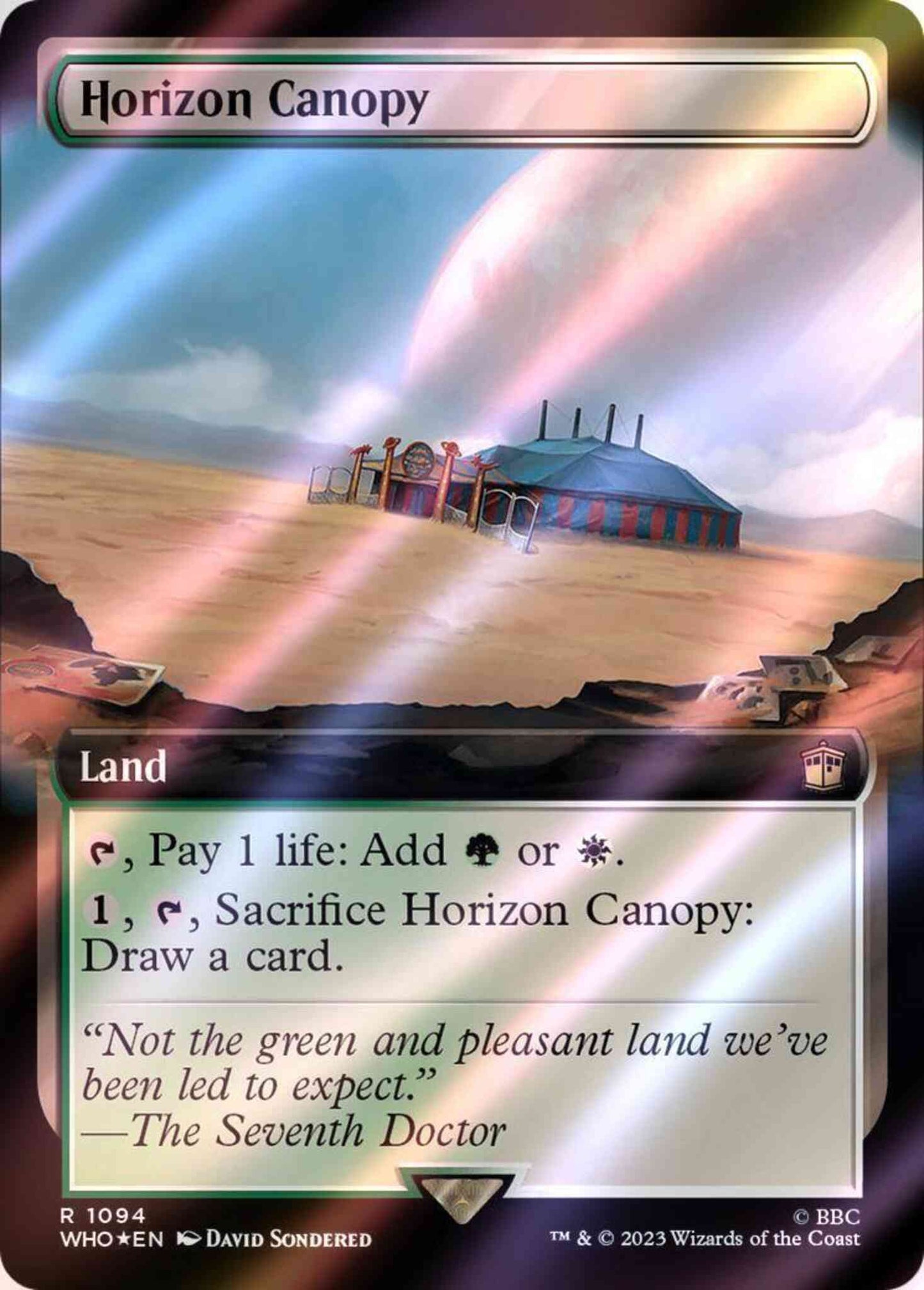 Horizon Canopy [1094] [Extended Art] [Universes Beyond: Doctor Who] [Surge Foil]