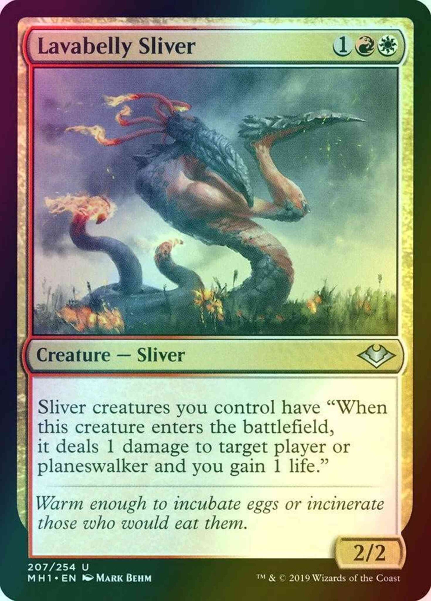 Lavabelly Sliver [207] [Modern Horizons] [Foil]