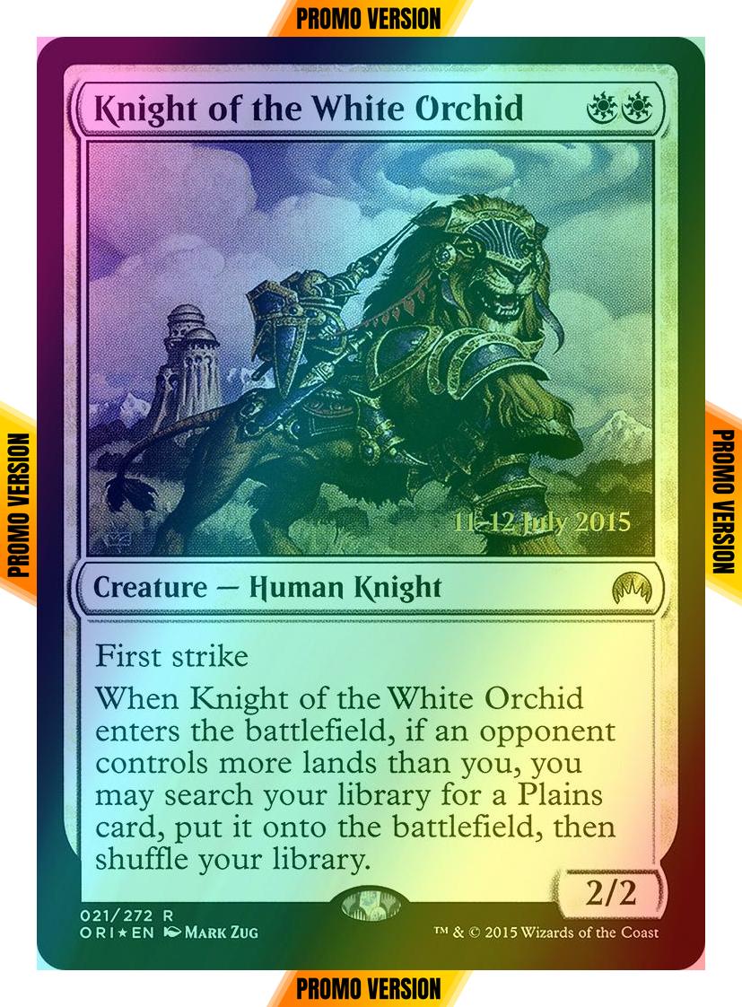 Knight of the White Orchid [21s] [Magic Origins Promos] [Foil]