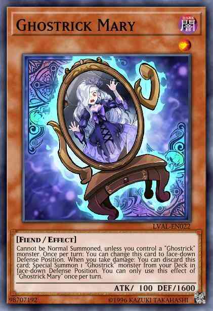 Ghostrick Mary - LVAL-EN022 - Super Rare - Unlimited