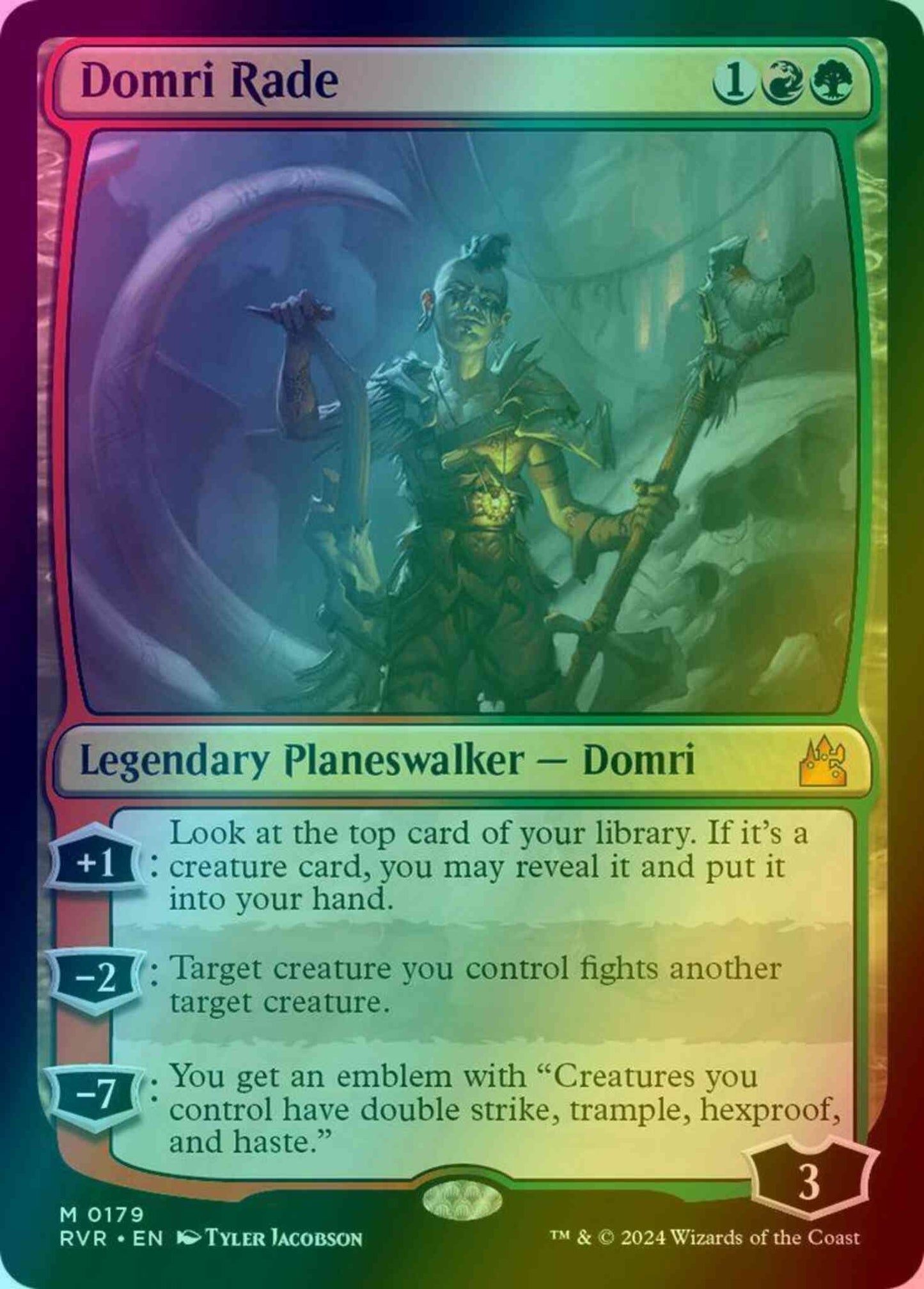 Domri Rade [179] [Ravnica Remastered] [Foil]
