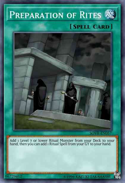 Preparation of Rites - SOVR-EN057 - Super Rare - Unlimited