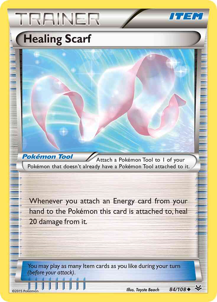 Healing Scarf - 84/108 - Uncommon [xy6-84] [Non-Holo]