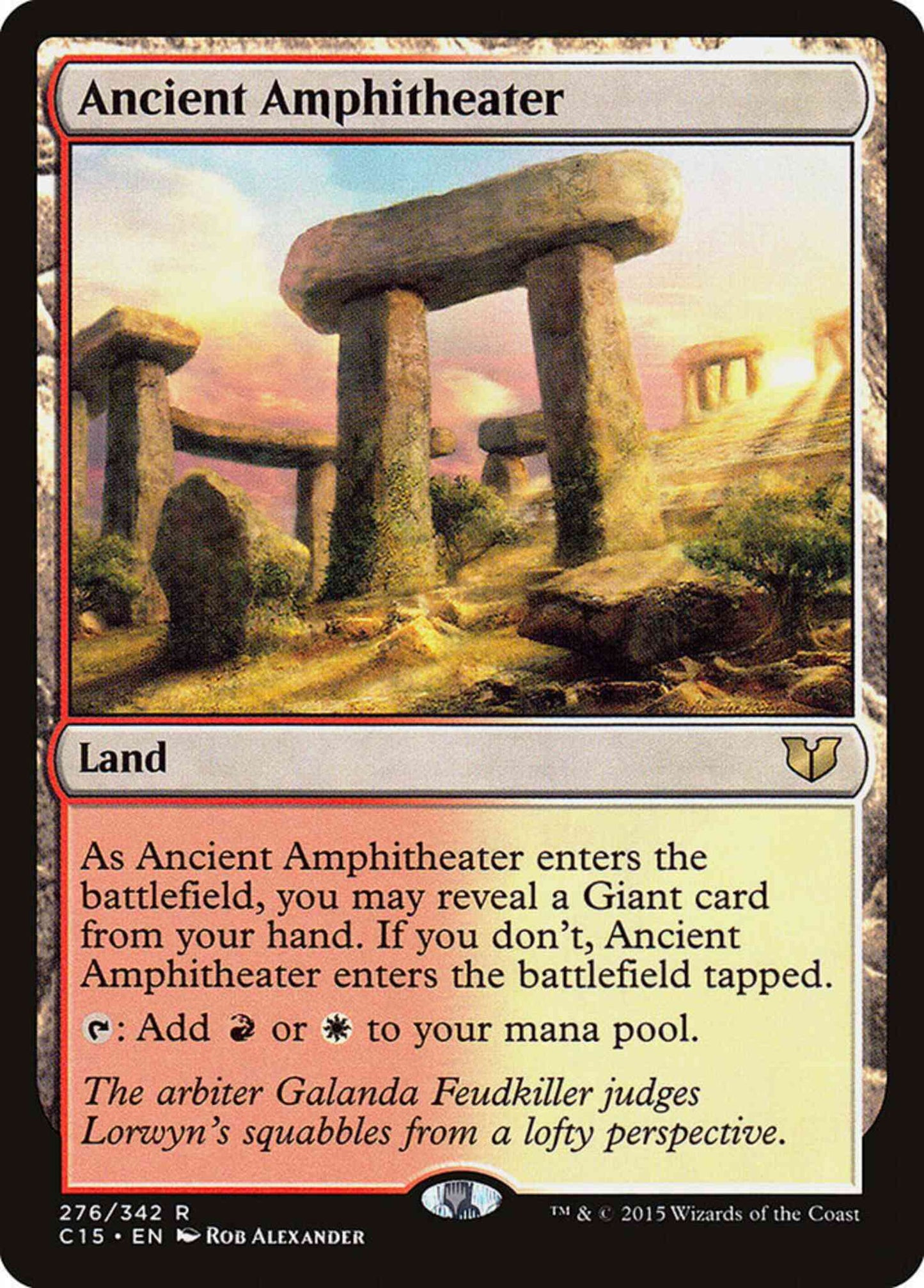 Ancient Amphitheater [276] [Commander 2015] [Non-Foil]