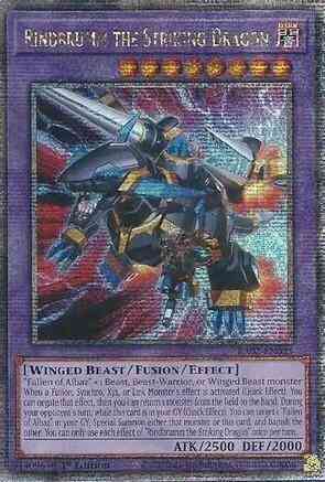 Rindbrumm the Striking Dragon - RA02-EN025 - Quarter Century Secret Rare - 1st Edition