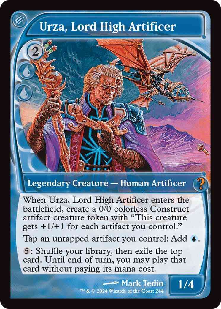 Urza, Lord High Artificer [244] [Future Frame] [Mystery Booster 2] [Foil]