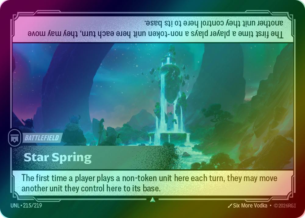 Star Spring - 215/219 [Unleashed] [Foil]