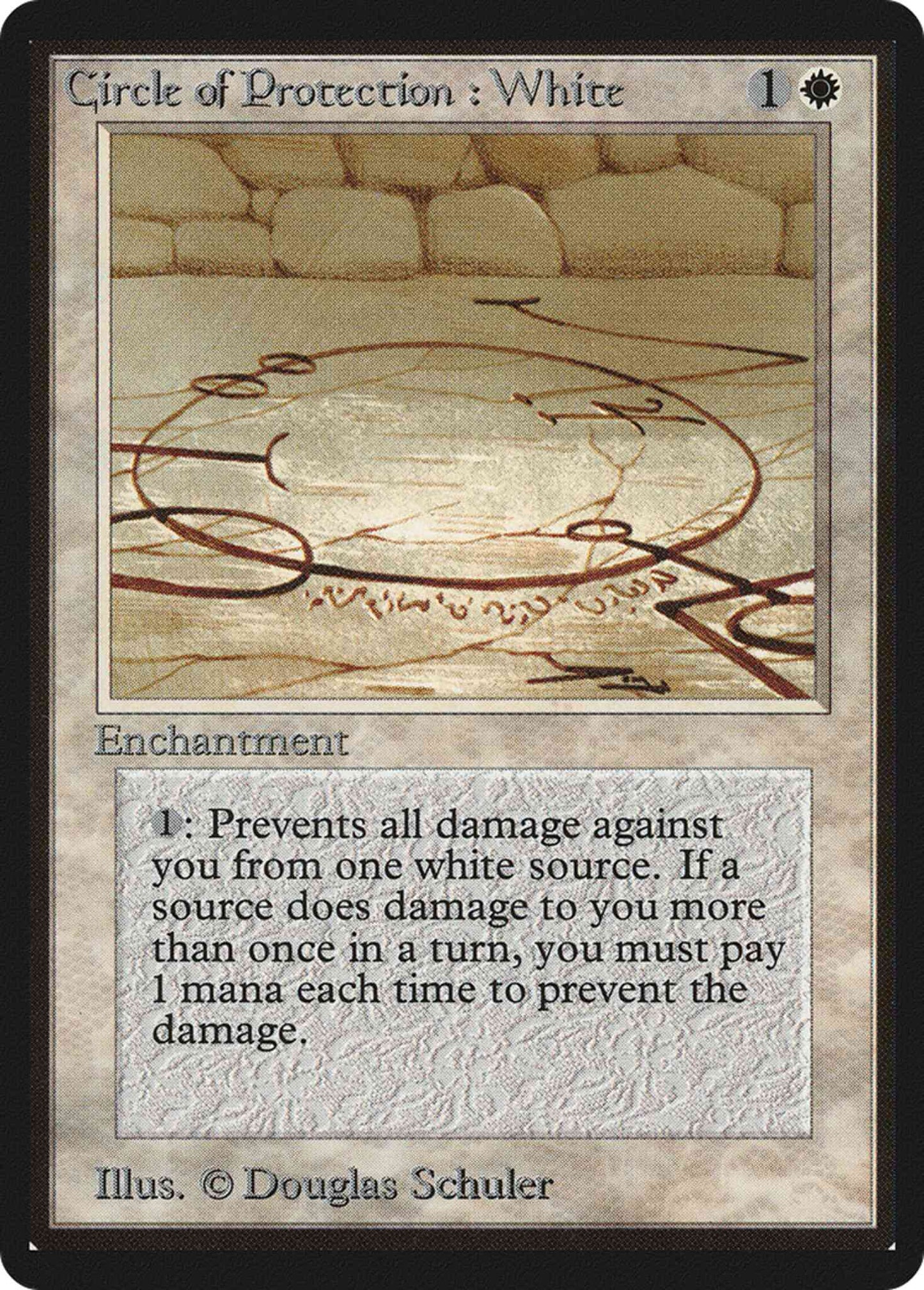 Circle of Protection: White [14] [Limited Edition Beta] [Non-Foil]
