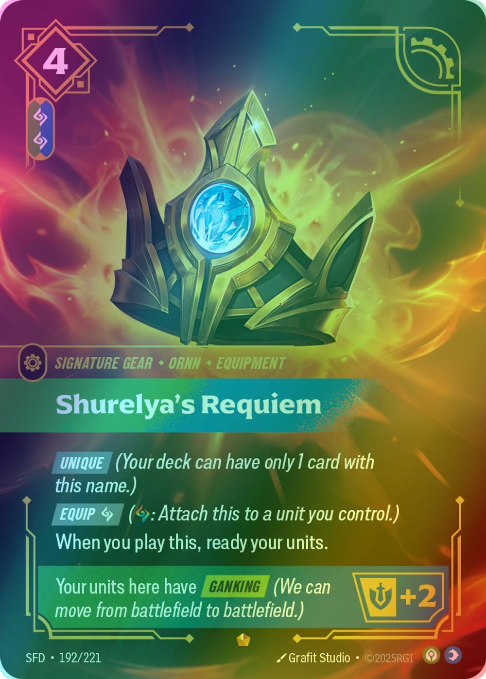 Shurelya's Requiem - 192/221 [Spiritforged] [Foil]