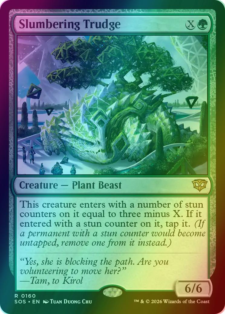 Slumbering Trudge [160] [Secrets of Strixhaven] [Foil]