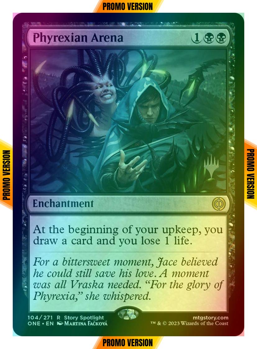 Phyrexian Arena [104p] [Promo Pack] [Phyrexia: All Will Be One: Promos] [Foil]